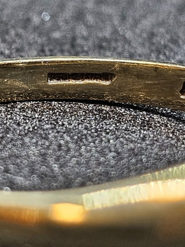 Gold Solitaire Ring - Image 4