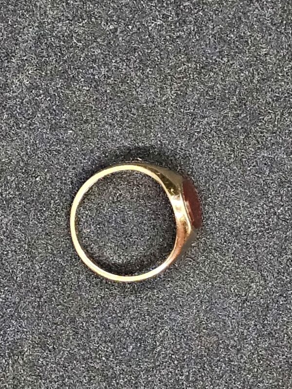 Red Carnelian Signet Ring - Image 3