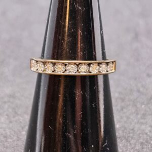 Gold Half Eternity Diamond Ring