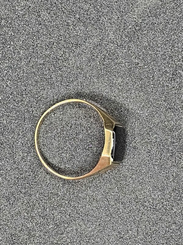 Black Onyx Signet Ring - Image 6