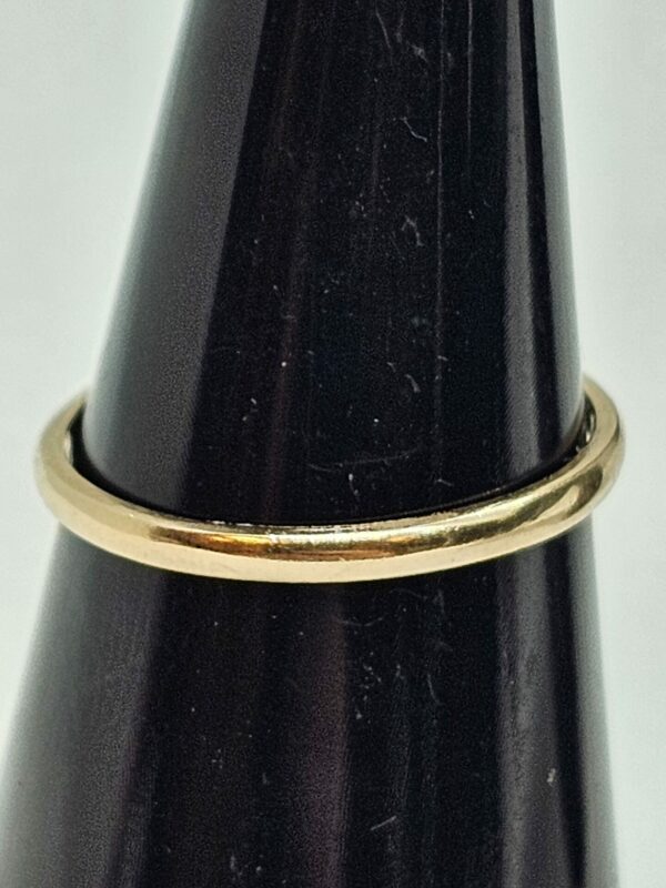 Garnet and Pearl flower setting Gold Ring - Image 5