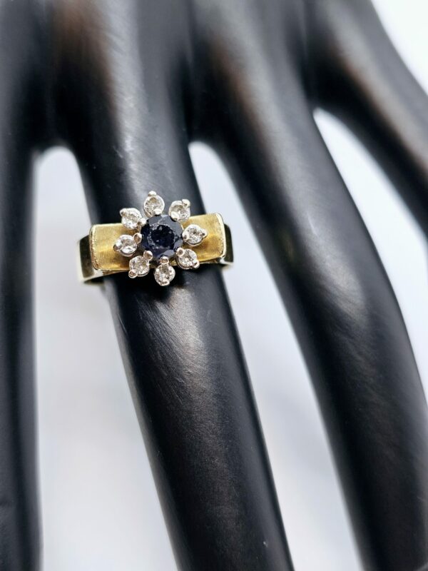 Sapphire and Diamond Ring