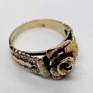 Rose cast Gold Ring