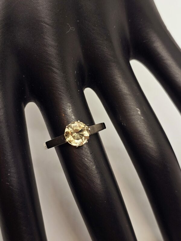 Citrine Solitaire Ring