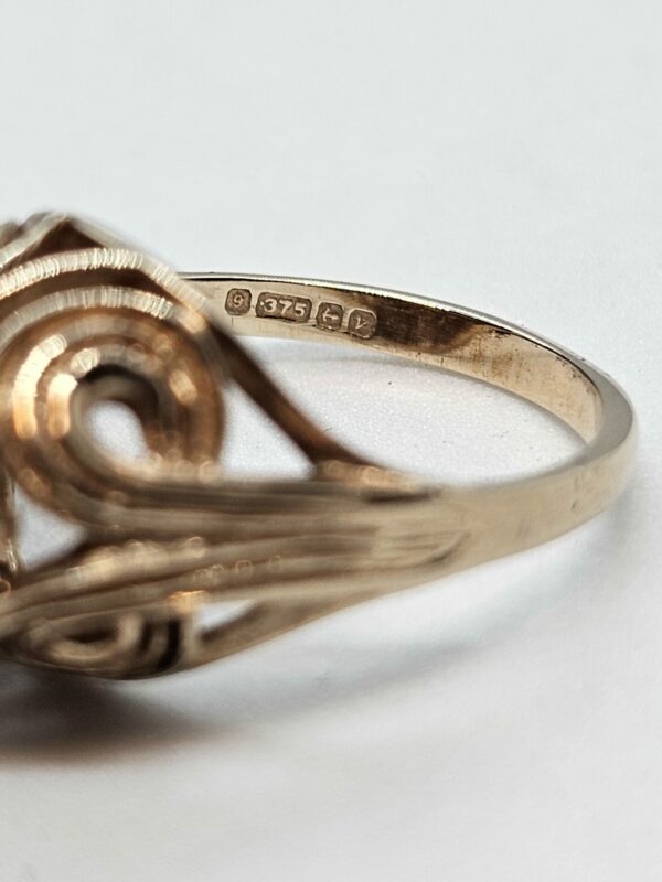 Edwardian Garnet & Pearl Ring - Image 2