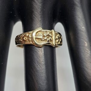 Gold Buckle Ring