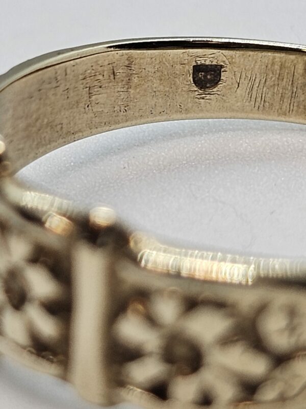 Gold Buckle Ring - Image 3