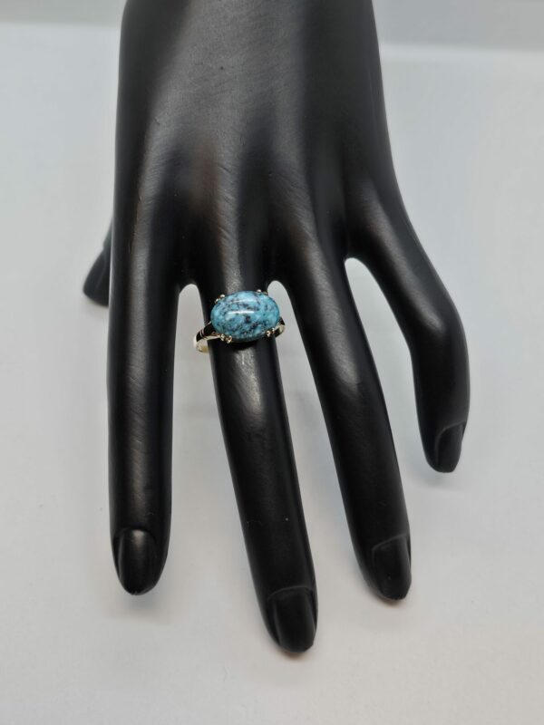 Gold Turquoise Ring - Image 2