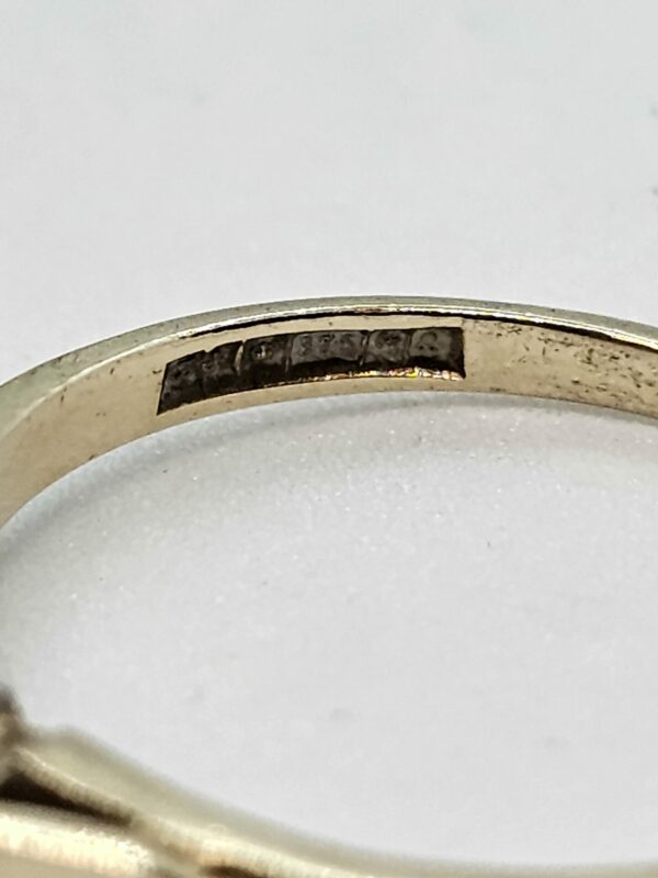 Gold Solitaire Diamond Ring - Image 7
