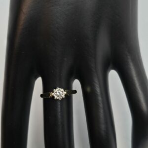 Gold Solitaire Diamond Ring