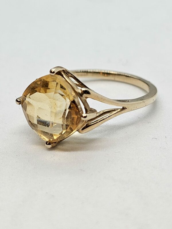 Citrine Gold Dress Ring