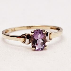 Amethyst Promise Ring