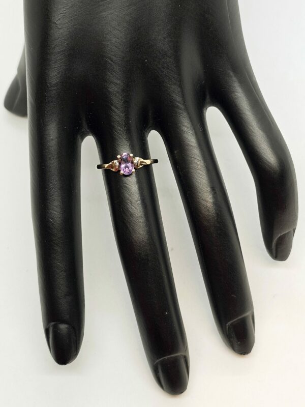 Amethyst Promise Ring - Image 4