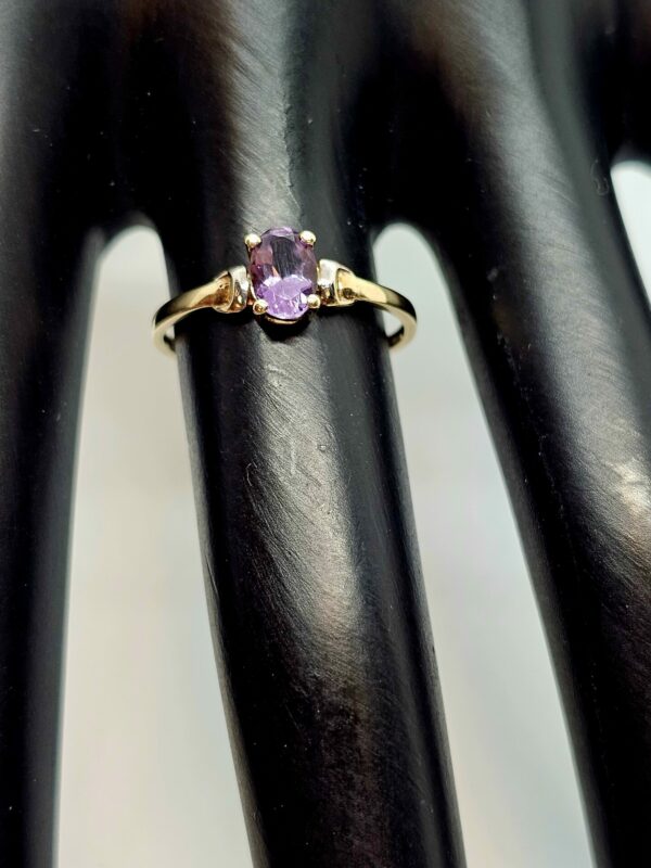 Amethyst Promise Ring - Image 3