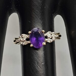 Amethyst Gold Ring