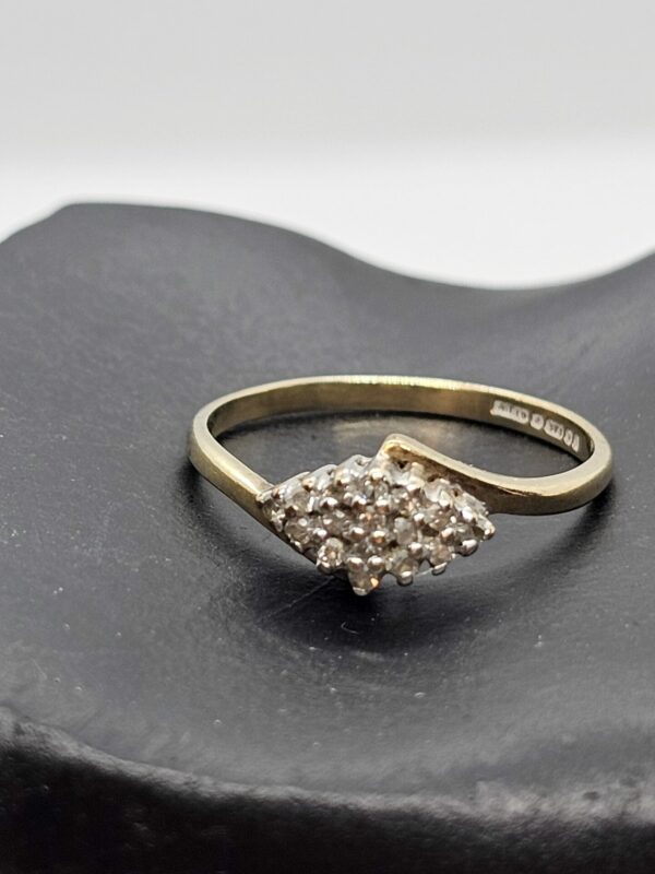 Gold Cluster Ring