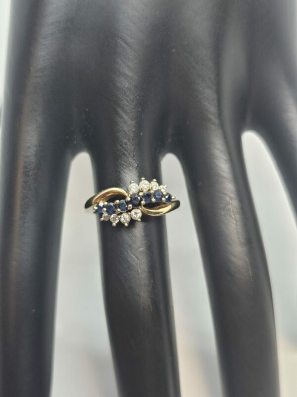 Diamond and Sapphire Dress Ring