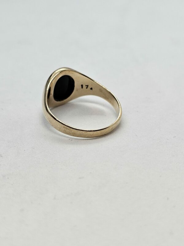 Black Onyx Signet Ring - Image 5