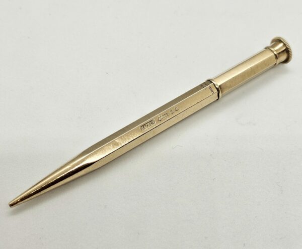 Sampson Mordan Gold Propelling Pencil
