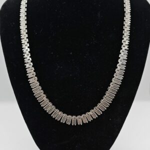 Silver Graduated Necklace