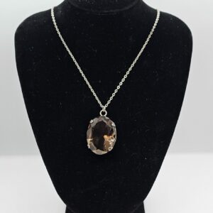 Silver Necklace and Pendant
