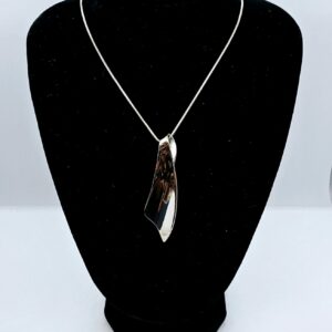 Abstract Silver Pendant