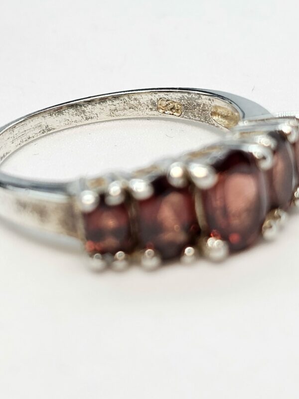 Silver half Eternity Ring - Image 4