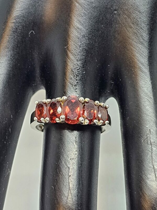 Silver half Eternity Ring