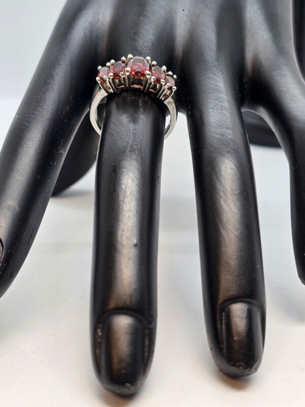 Silver half Eternity Ring - Image 2