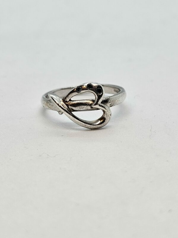 Heart Silver Ring - Image 6