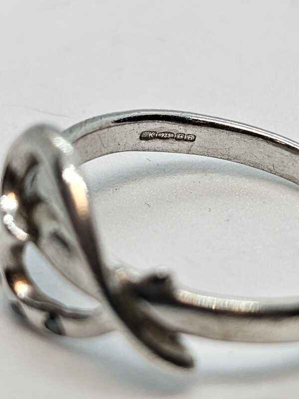 Heart Silver Ring - Image 5