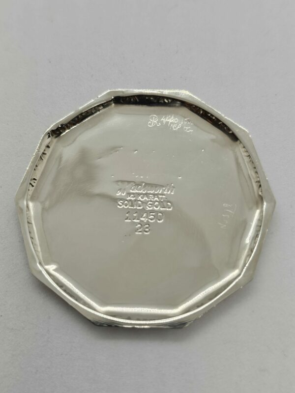 Elgin 14k Solid White Gold Pocket watch - Image 5