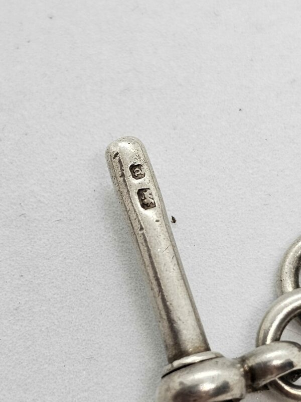 Silver Albert Chain - Image 3