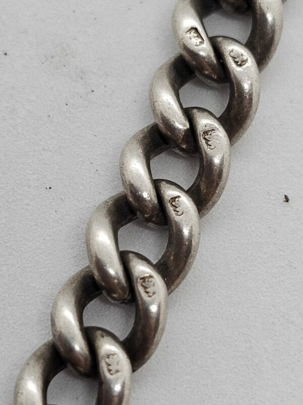 Silver Albert Chain - Image 2