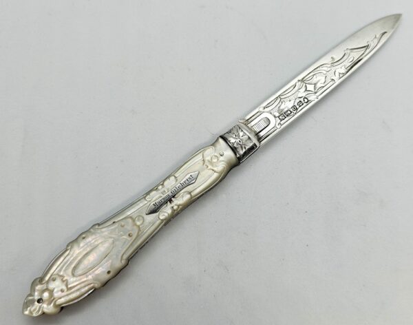 1857 Mother of Pearl Fruit Knife