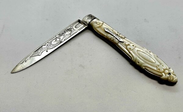 1857 Mother of Pearl Fruit Knife - Image 4