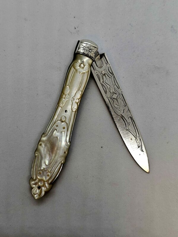 1857 Mother of Pearl Fruit Knife - Image 5