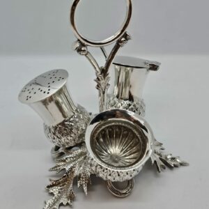 Sterling Silver Fenton Bros Cruet Set
