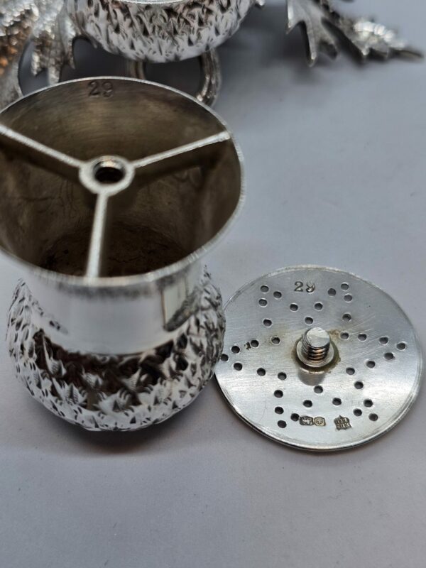 Sterling Silver Fenton Bros Cruet Set - Image 5