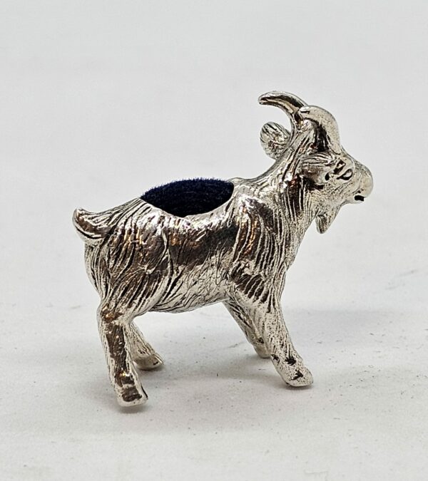 Silver Goat Pin Cushion - Image 2