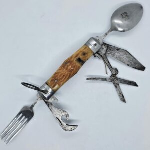 Vintage Japanese Antler Handle 5 piece Pocket Knife