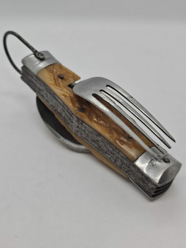 Vintage Japanese Antler Handle 5 piece Pocket Knife - Image 3
