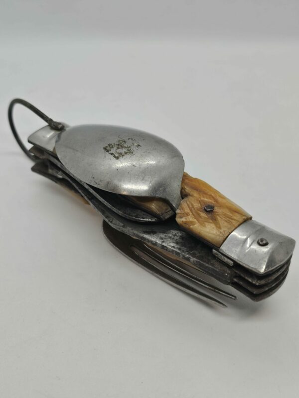 Vintage Japanese Antler Handle 5 piece Pocket Knife - Image 2