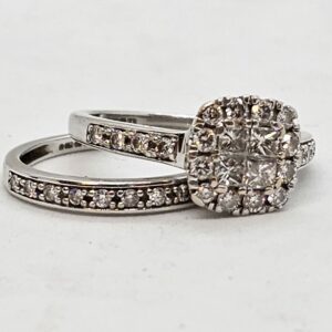 Engagement and Wedding Ring set