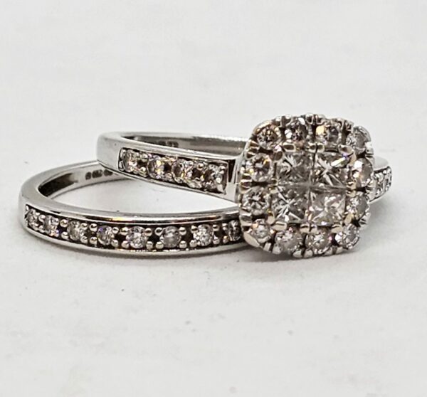 Engagement and Wedding Ring set