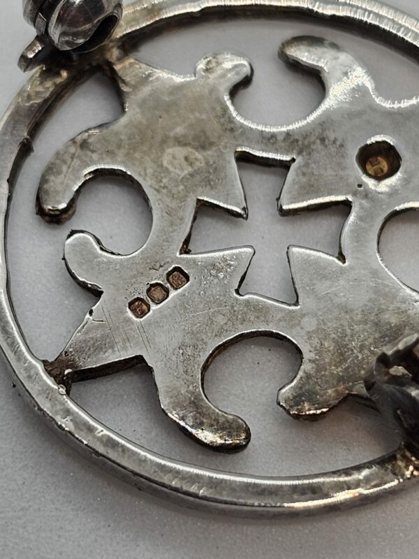 Silver Celtic Brooch - Image 2