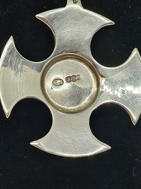 Caithness Glass Maltese Cross Pendant and Chain - Image 2