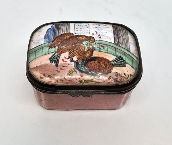 George Ill Bilston Enamel Snuff Box - Image 4