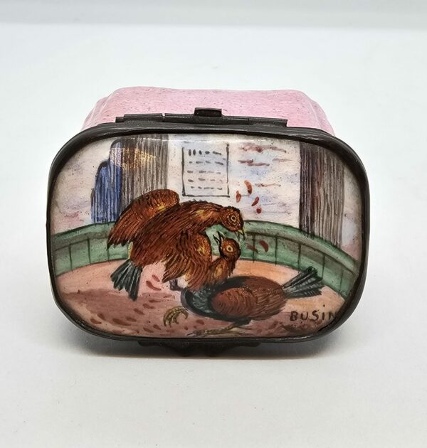 George Ill Bilston Enamel Snuff Box