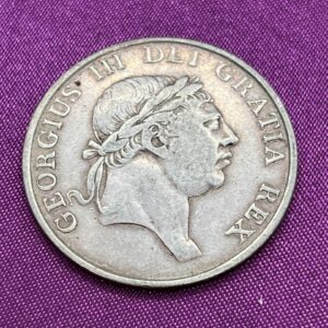 George III 3 shilling shill silver bank token coin
